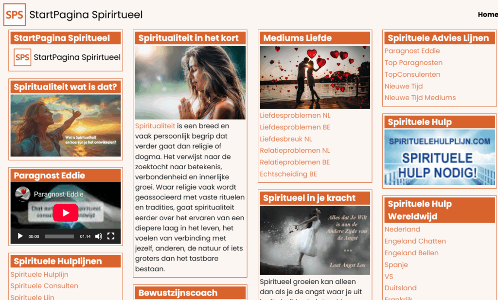 StartPagina Spiritueel